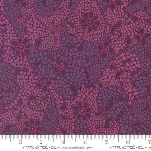 Moda - Parlor - Good Vibes Only Plum - 11962 26 - Sold by the Half Yard