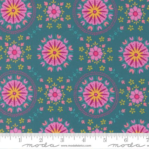 Moda - Parlor - Mandala Peacock - 11964 16 - Sold by the Half Yard