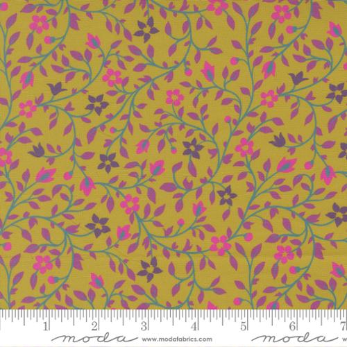 Moda - Parlor - Serenity Pesto - 11965 17 - Sold by the Half Yard