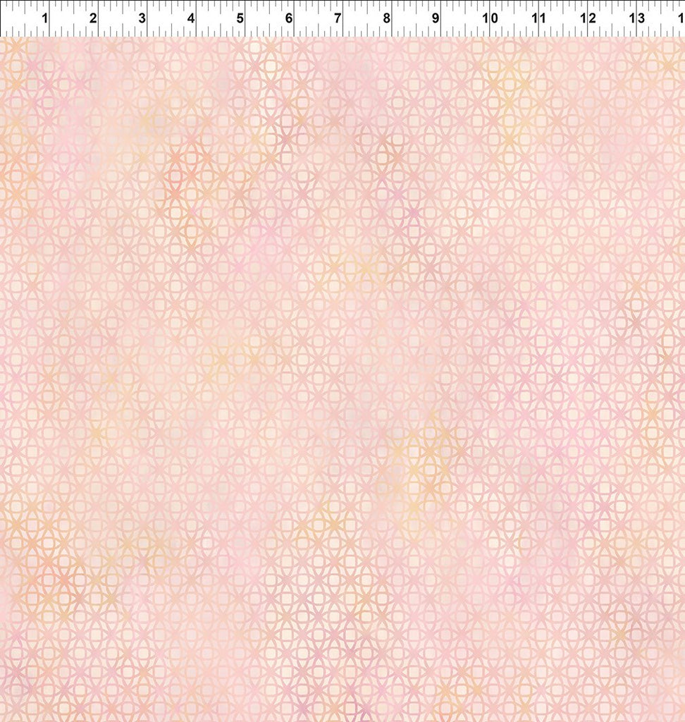 In The Beginning - Allure - Peach Lattice - 8ALR-1 - Sold by the Half Yard