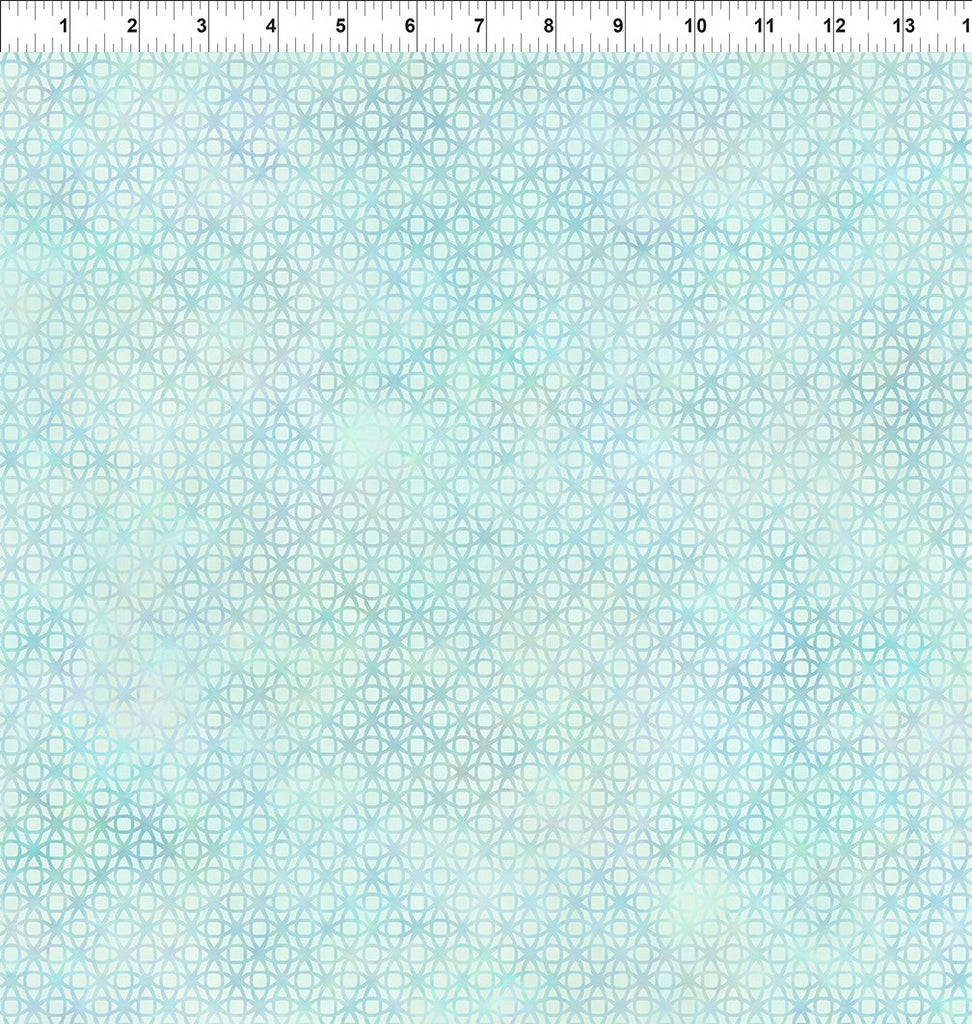 In The Beginning - Allure - Aqua Lattice - 8ALR-2 - Sold by the Half Yard