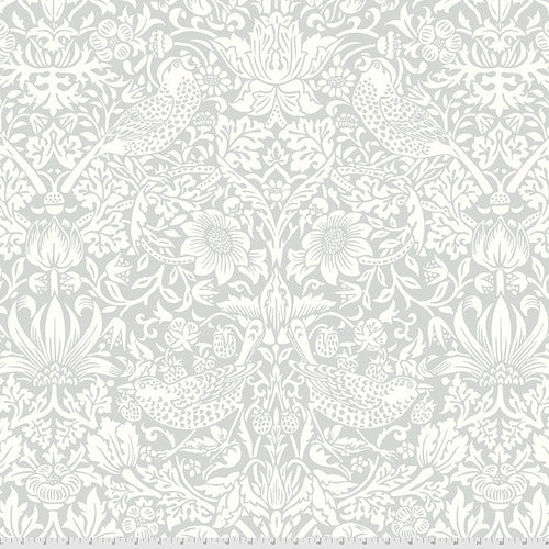 Free Spirit Fabrics: Strawberry Thief Silver Wide Back