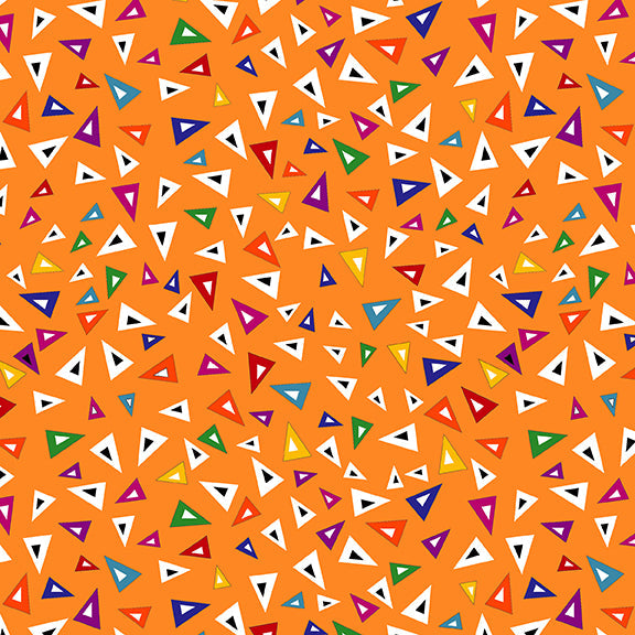 Suite B, Color Splash- Triangles Pumpkin