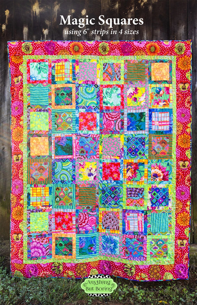 Magic Squares Quilt Pattern by Janice Pope of Anything But Boring - ABB2409