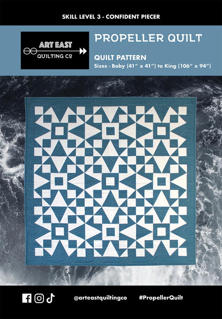 Art East Quilting Co - Propeller Quilt Pattern - AEPQ1022
