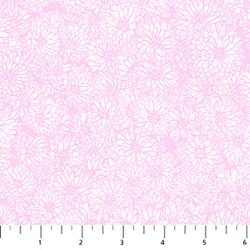 Anna Maria Textiles - Indelible: Soft - Mums - Pucker Up - AMT1002-24C - Sold by the Half Yard