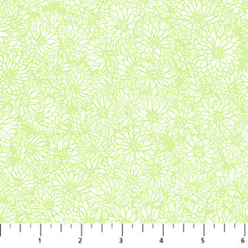 Anna Maria Textiles - Indelible: Soft - Mums - Spring - AMT1002-71C - Sold by the Half Yard