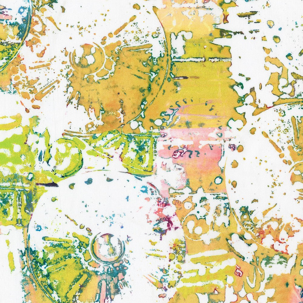Robert Kaufman - Wishwell: Industrial Imprints - Ochre - ANJD-22861-126 OCHRE - Sold by the Half Yard