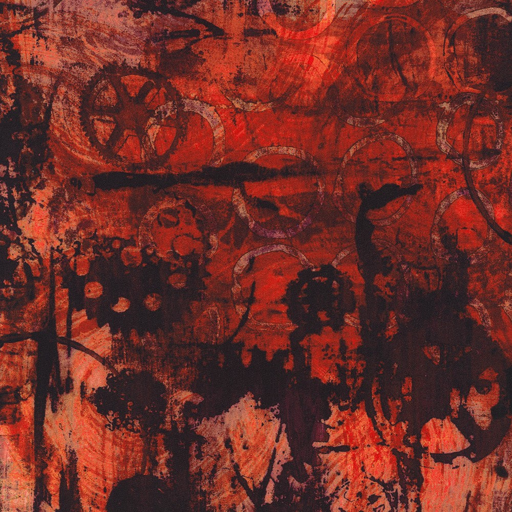 Robert Kaufman - Wishwell: Industrial Imprints - Wine - ANJD-22862-280 WINE - Sold by the Half Yard