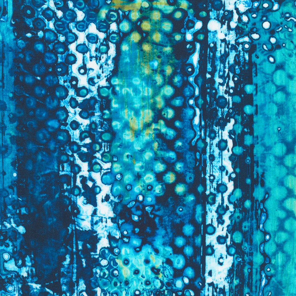 Robert Kaufman - Wishwell: Industrial Imprints - Lagoon - ANJD-22866-71 LAGOON - Sold by the Half Yard