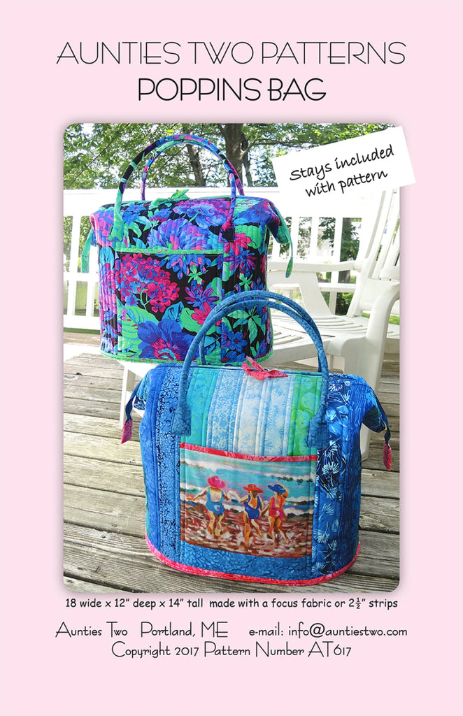 Auntie Two - Poppins Bag includes 2 stays - AT617