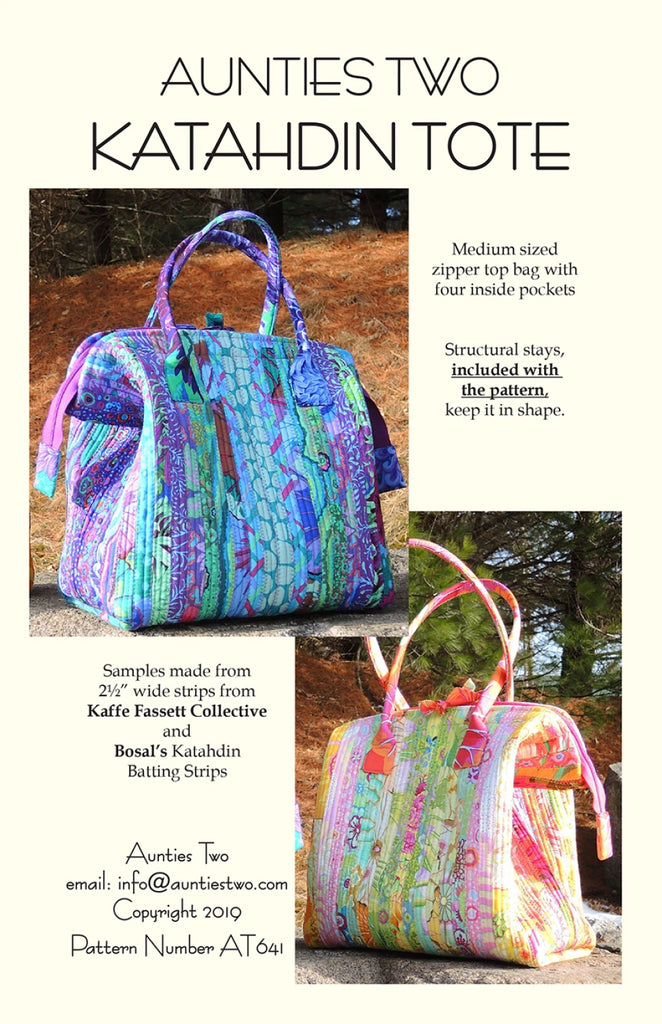 Auntie Two - Katahdin Tote includes 2 stays - AT641