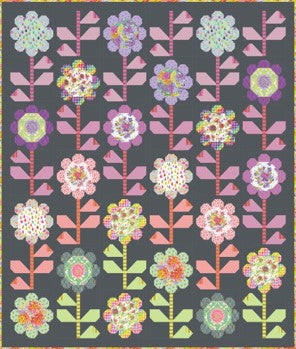 Blooming Bouquet Quilt Kit - Featuring Untamed and True Colors by Tula Pink
