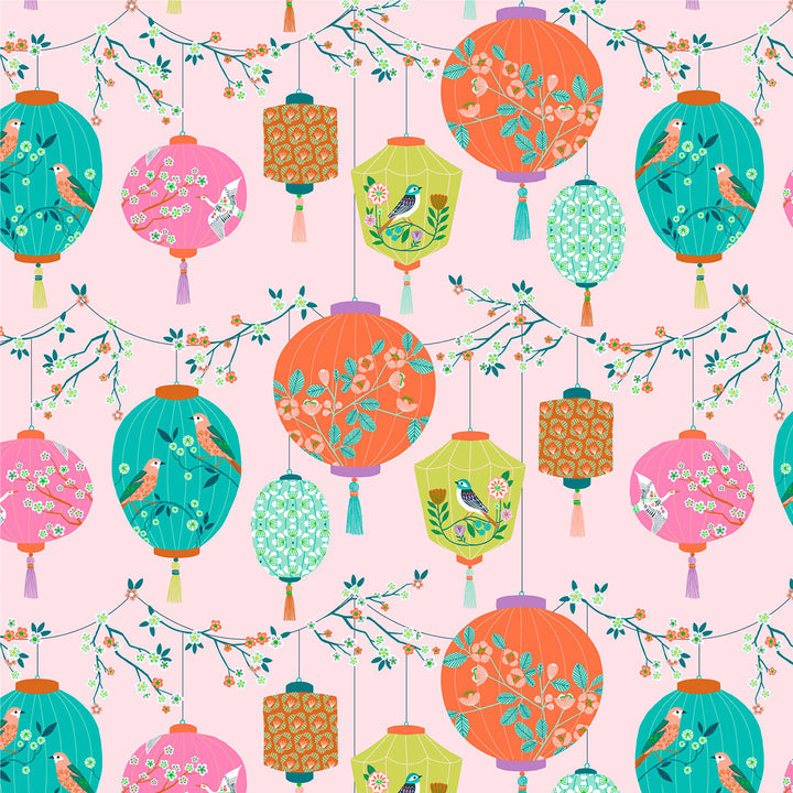 Dashwood Studio- Blossom Days- Lanterns Pink