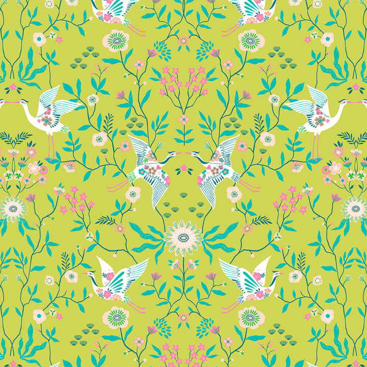 Dashwood Studio- Blossom Days- Birds Lime