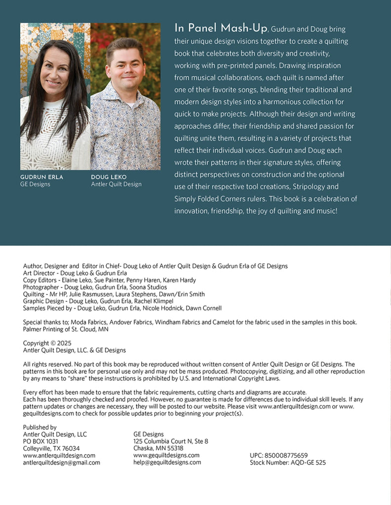 Panel Mash-Up Book By Doug Leko and Gudrun Eria of GE Designs - BO-PR-0030