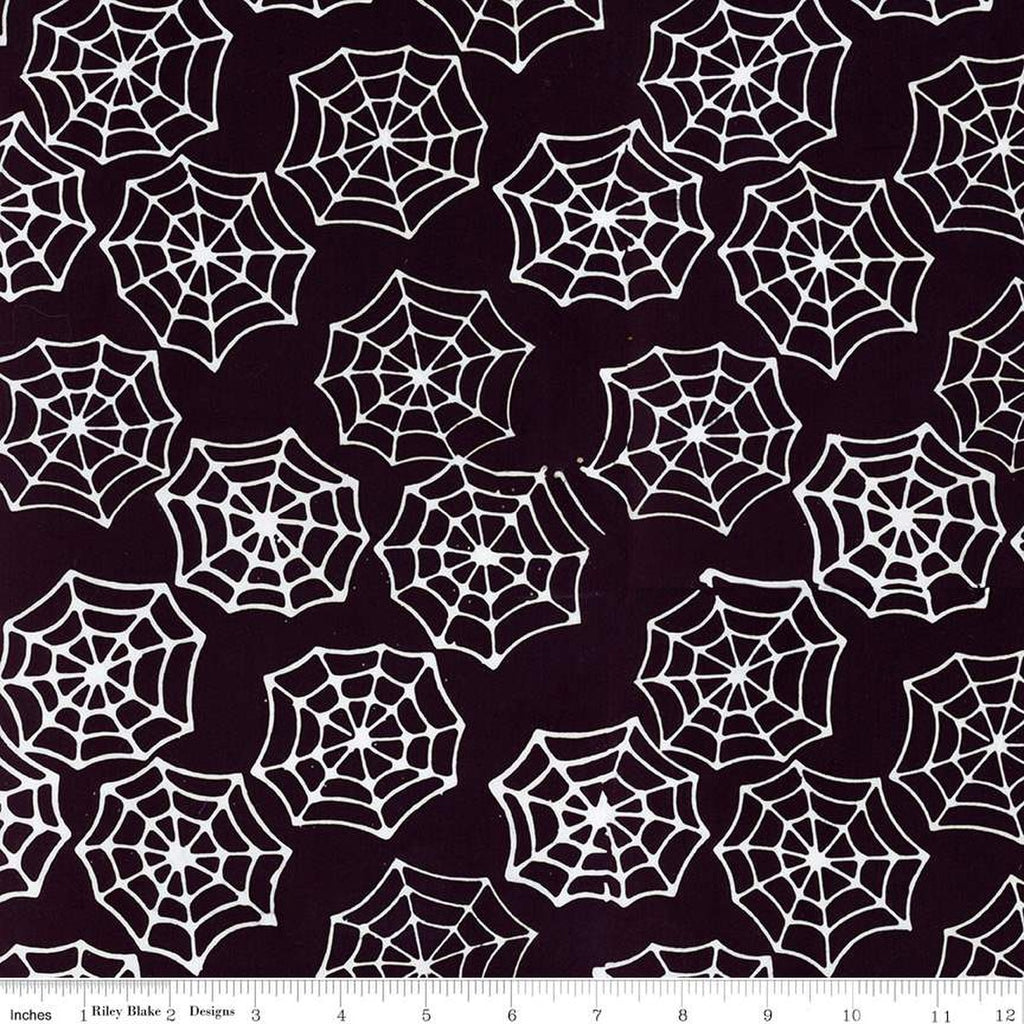 Riley Blake - Fright This Way - Licorice Candy - BT23331-129 - Sold by the Half Yard