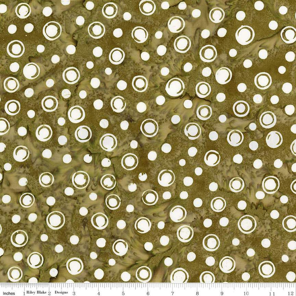 Riley Blake - Fright This Way - Olive - BT23334-315 - Sold by the Half Yard