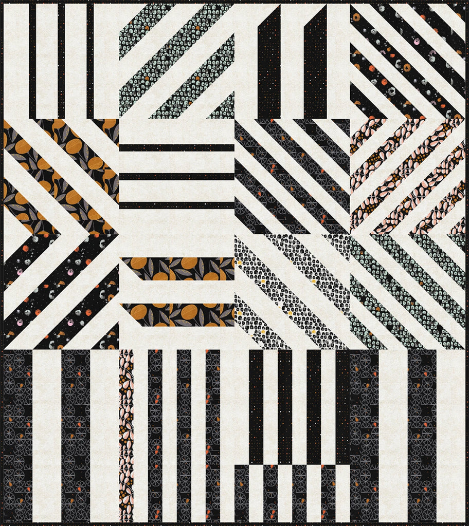 Zen Chic - Bold Stripes Quilt Pattern - BTQP