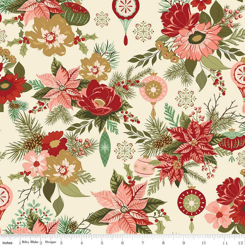 Riley Blake - Glisten -  Main Eggnog - C16220-Eggnog - Sold by the Half Yard