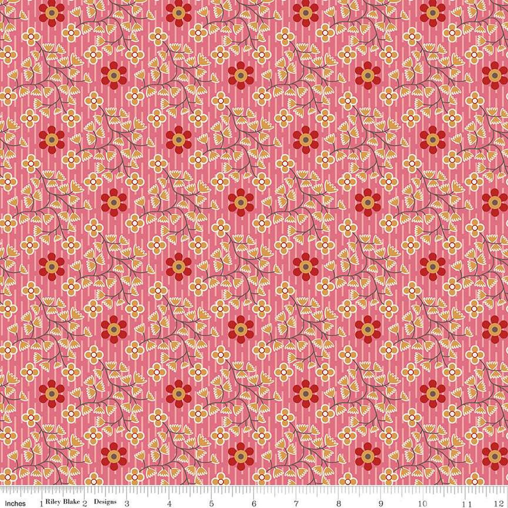 Riley Blake - Gentler Times - Swell - C16470-Tearose - Sold by the Half Yard