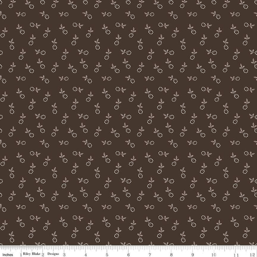 Riley Blake - Gentler Times - Bygone - C16471-Raisin - Sold by the Half Yard