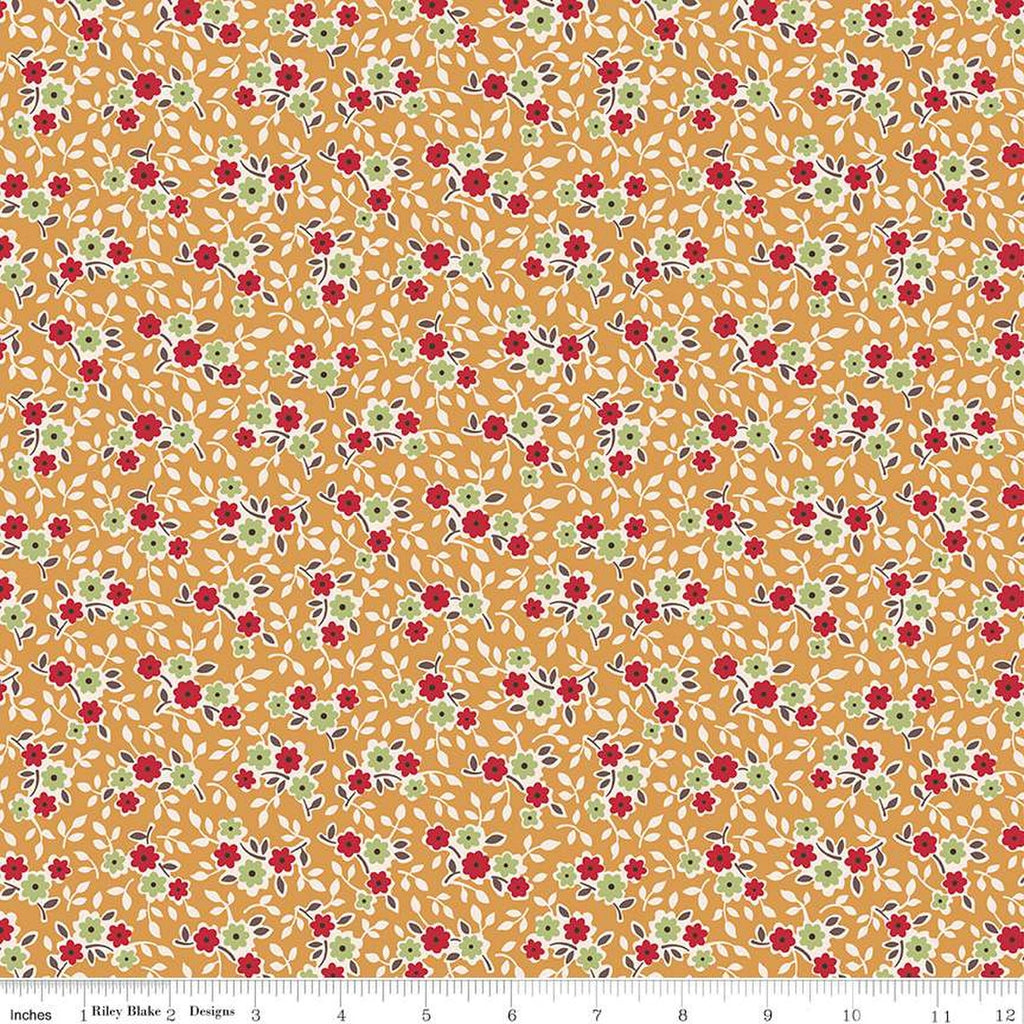 Riley Blake - Gentler Times - Cherish - C16473-Cider - Sold by the Half Yard