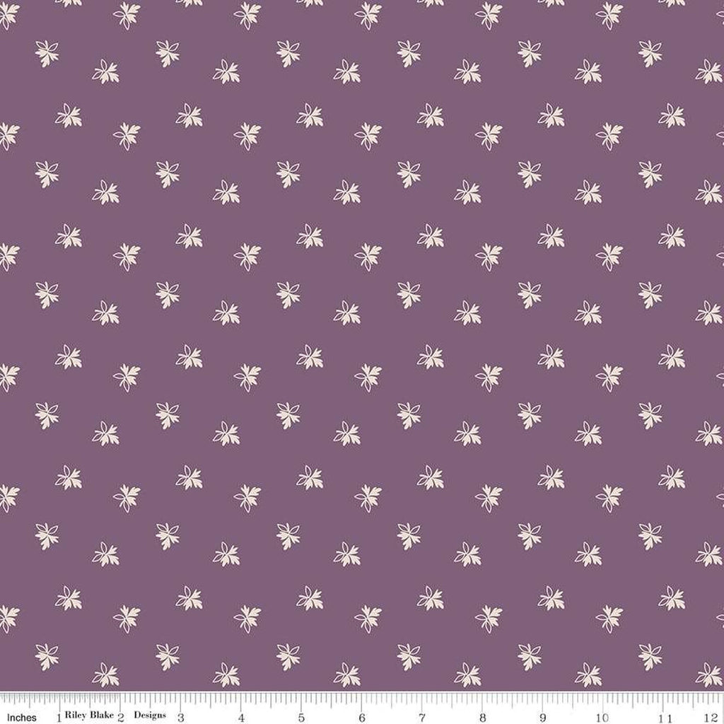 Riley Blake - Gentler Times - Endearing Plum - C16477-PLUM - Sold by the Half Yard