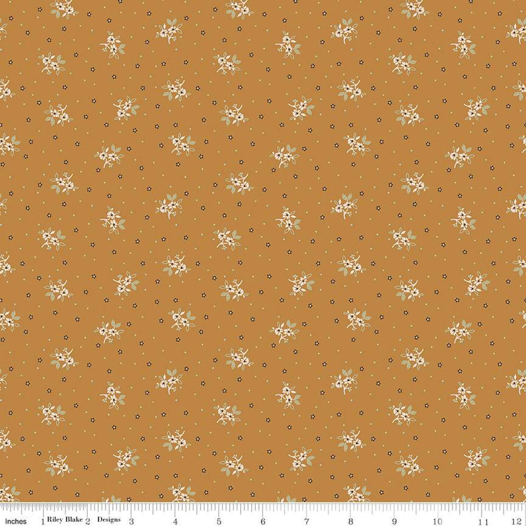 Riley Blake - Gentler Times - Lovely Butterscotch - C16479-BUTTERSCOTCH - Sold by the Half Yard