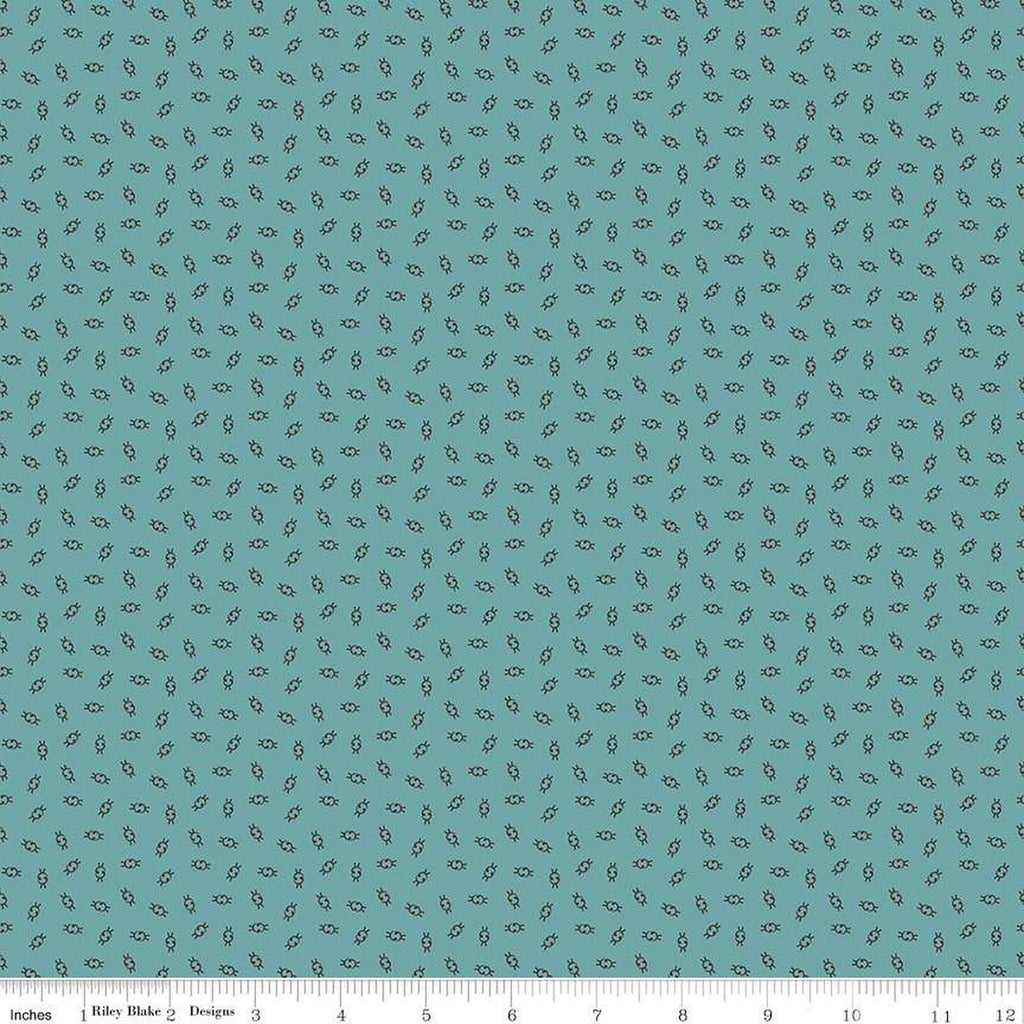 Riley Blake - Gentler Times - Olden Days - C16481-Raindrop - Sold by the Half Yard