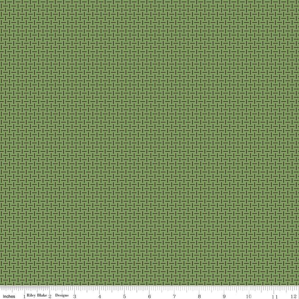 Riley Blake - Gentler Times - Splendid Basil - C16486-BASIL - Sold by the Half Yard