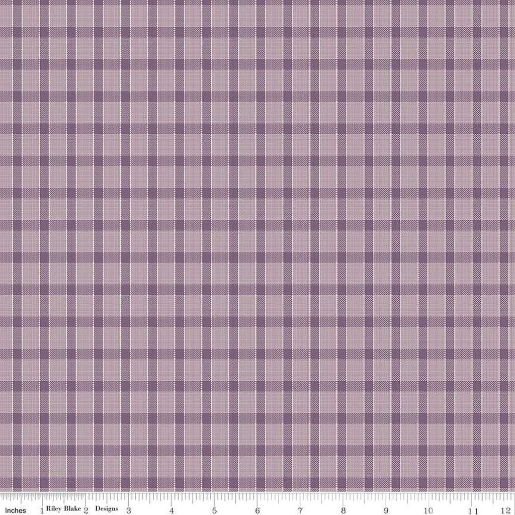 Riley Blake - Gentler Times - Whippersnapper Plum - C16488-PLUM - Sold by the Half Yard