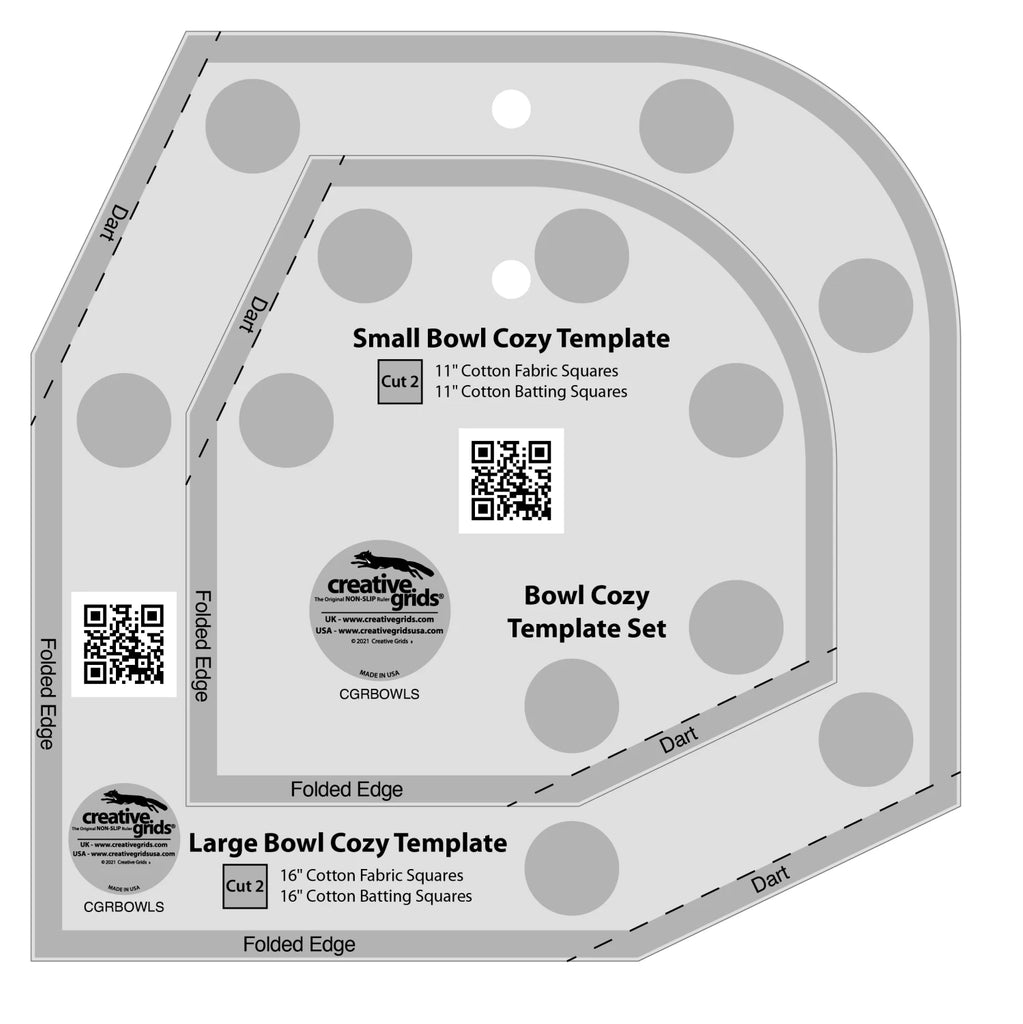 Creative Grids Bowl Cozy Template - CGRBOWLS
