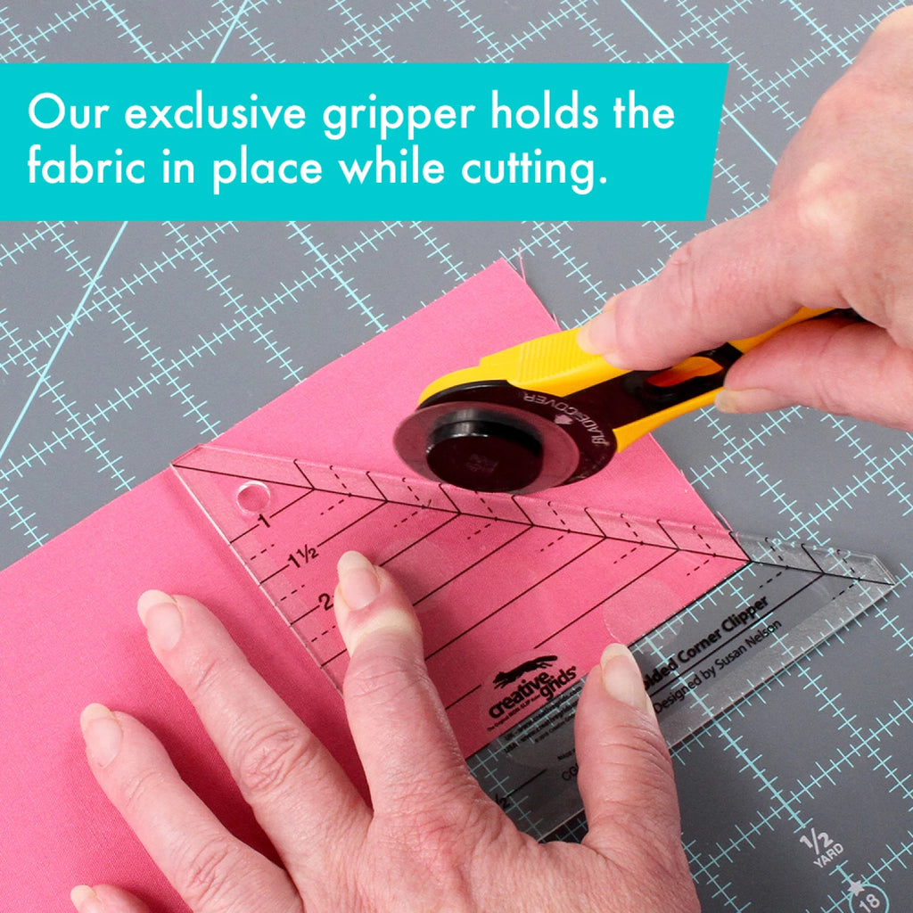 Creative Grids Quilt Ruler Folded Corner Clipper Tool - CGRFCC