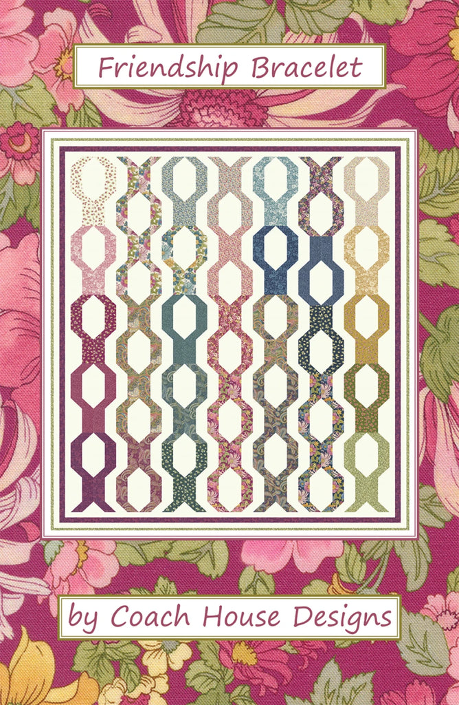 Friendship Bracelet Quilt Pattern by Barbara Cherniwchan of Coach House Designs - CHD-2319