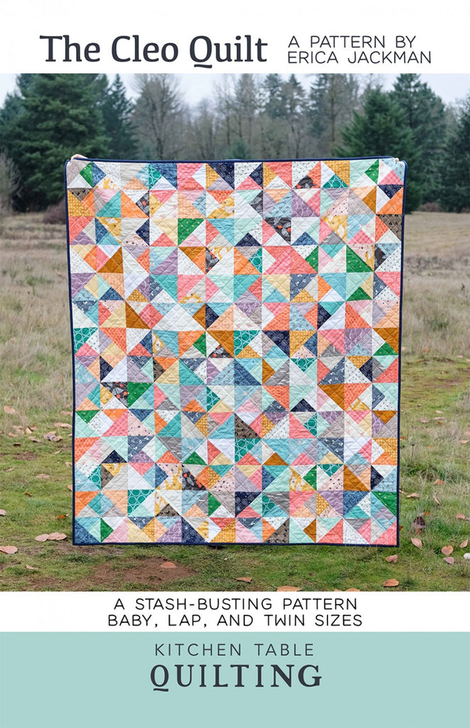 The Cleo Quilt Pattern by Kitchen Table Quilting