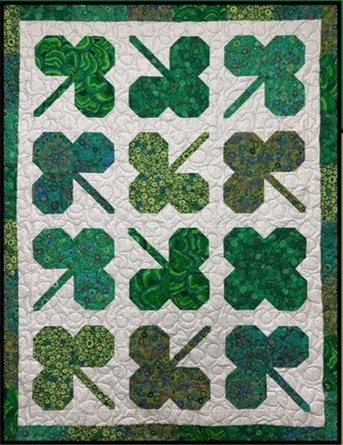 Clover Patch Quilt Kit - Featuring Batik Fabrics