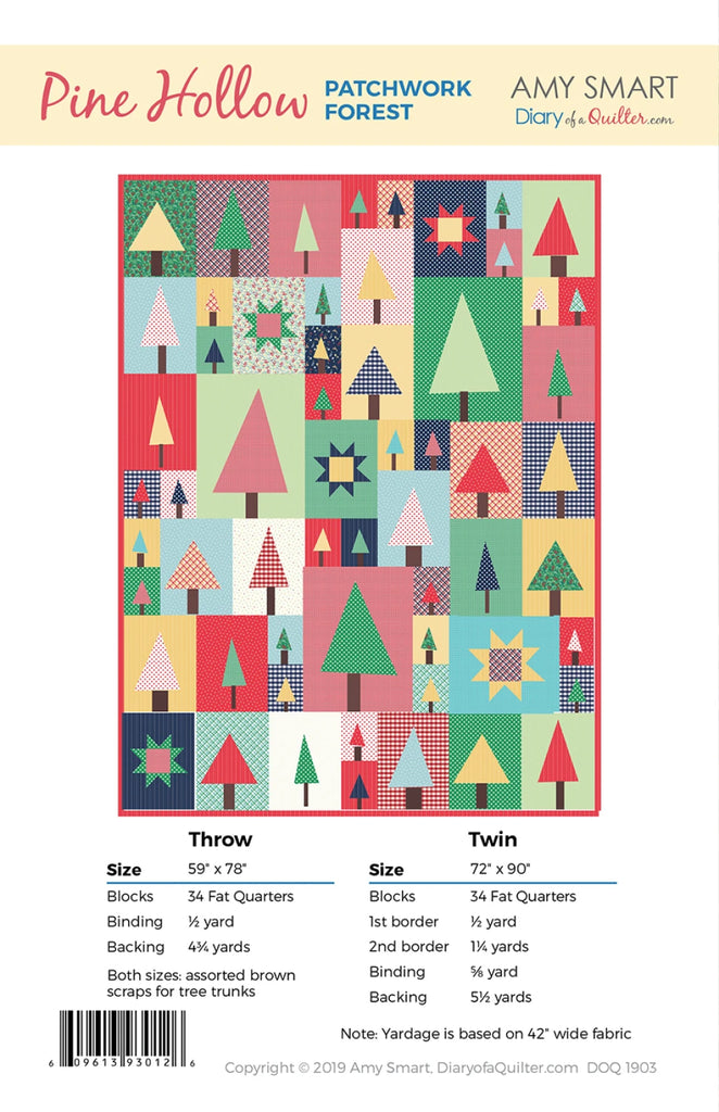 Pine Hollow Quilt Pattern by Amy Smart - DOQ1903
