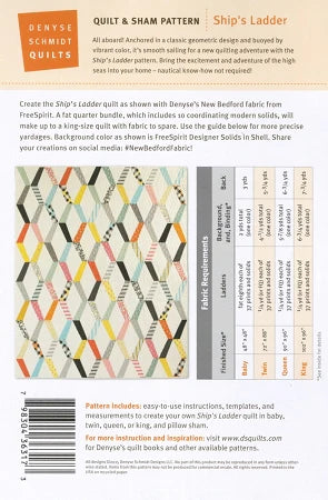 Ship's Ladder Quilt Pattern by Denyse Schmidt Quilts - DSQ016