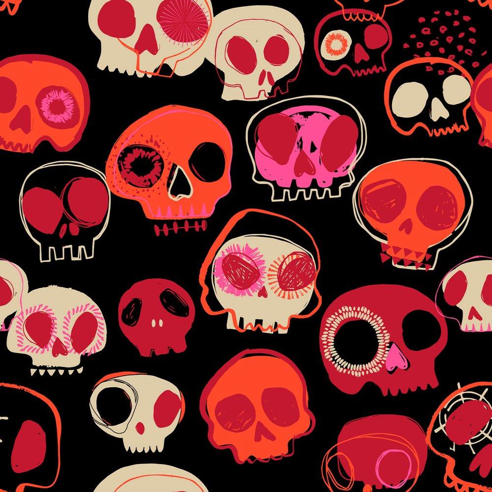 Dashwood Studio: Forest Whispers Skulls Black