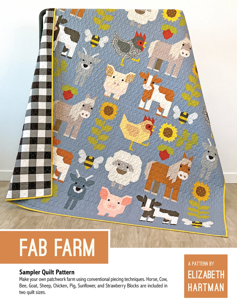 Fab Farm Quilt Pattern by Elizabeth Hartman - EH069