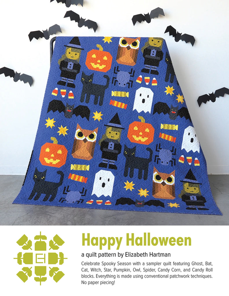 Happy Halloween Quilt Pattern by Elizabeth Hartman - EH077