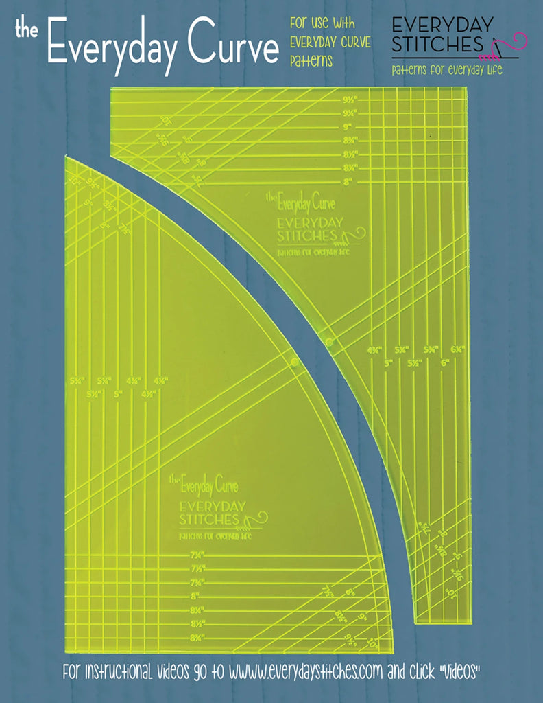 Everyday Stitches - Everyday Curve Template Set - ES-510-CR