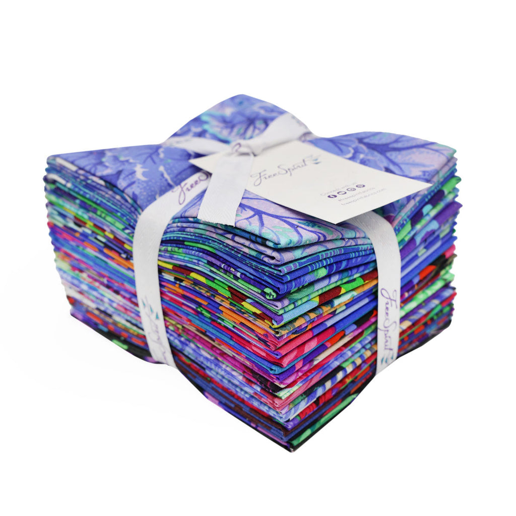 Kaffe Fassett Collective August 2023 Cool - 19 Fat Quarters