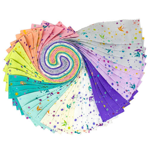 FreeSpirit Fabrics - Fairy Dust - 2.5" Design Roll - FB4DRTP.Fairydust
