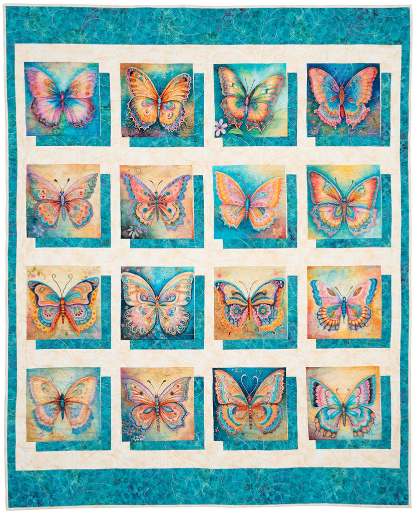 Panel Perfect 3-Yard Quilts Book by Donna Robertson and Fran Morgan of Fabric Cafe - FC032543