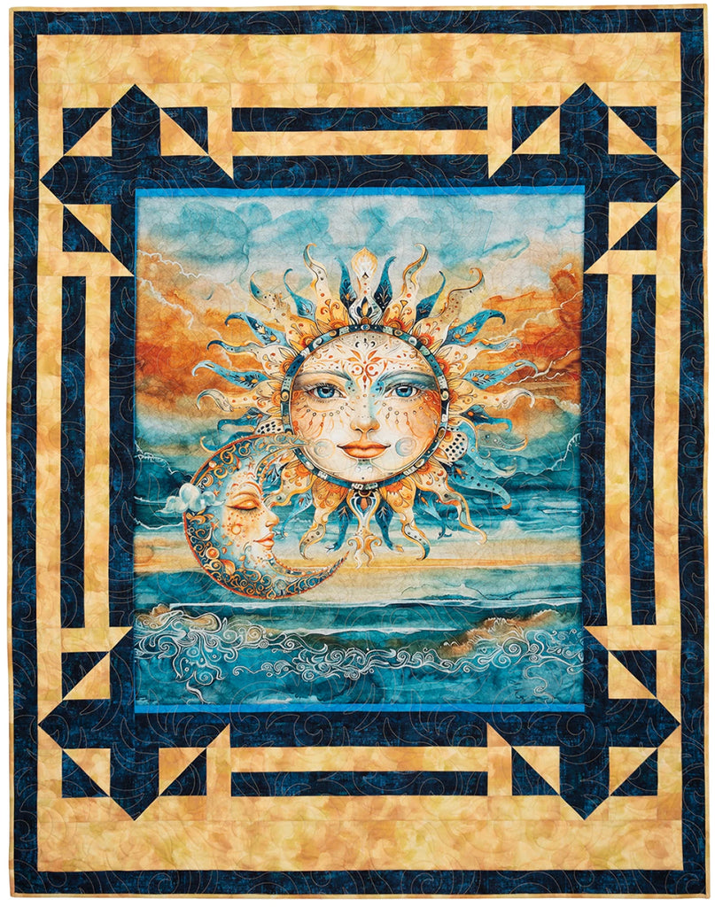 Panel Perfect 3-Yard Quilts Book by Donna Robertson and Fran Morgan of Fabric Cafe - FC032543