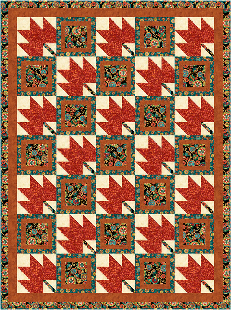 Step It Up With 5-Yard Quilts Book by Donna Robertson and Fran Morgan of Fabric Cafe - FC032544