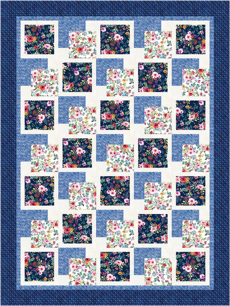 Step It Up With 5-Yard Quilts Book by Donna Robertson and Fran Morgan of Fabric Cafe - FC032544