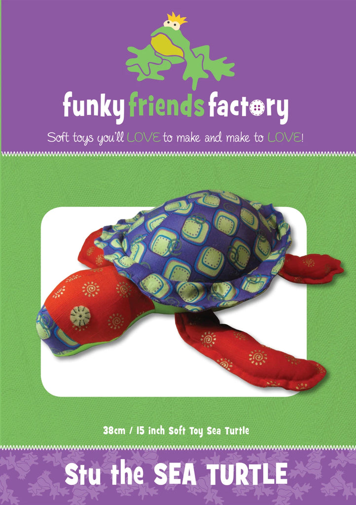 Stu Sea Turtle by Funky Friends Factory - FF4514